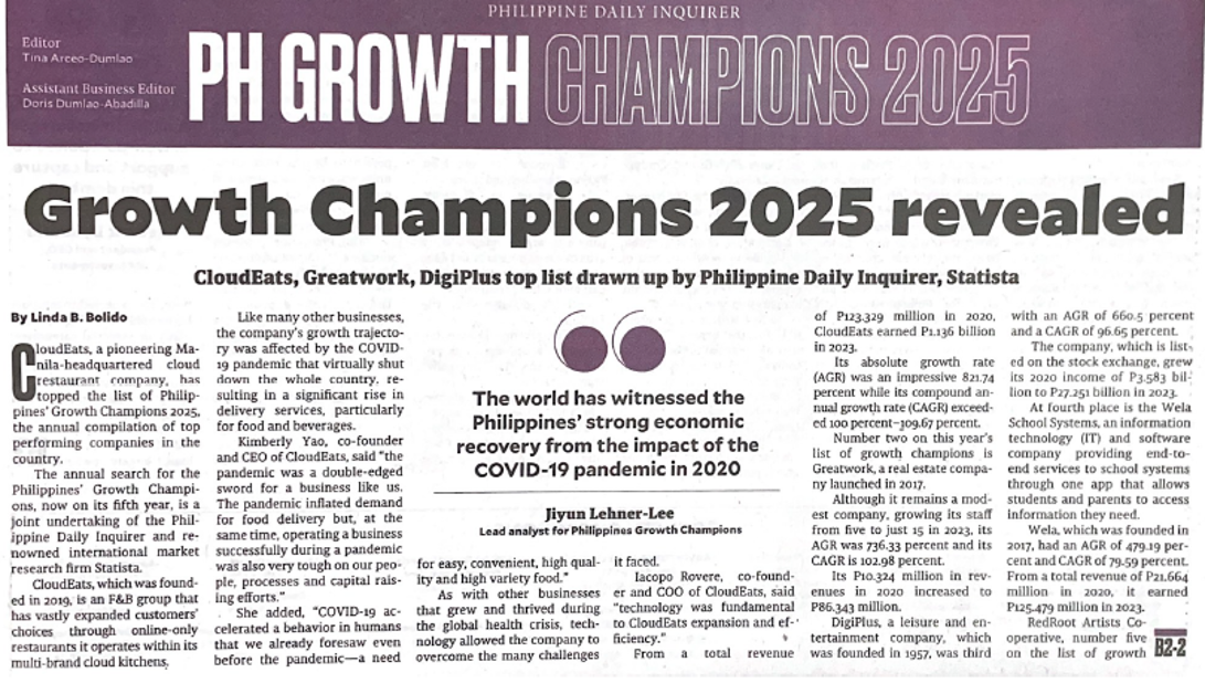 ECo Global Consulting — Philippines' Growth Champions 2025